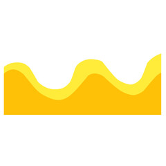 Divider shapes for banners, cards, templates, bottom border, separator. Vector ilustration