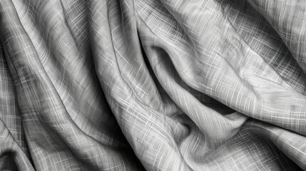 Obraz premium Gray fabric textile for wallpaper background or cover page