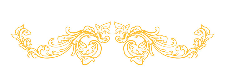 Obraz premium acanthus, arabesque, arabic, border, vector, pattern, design, illustration, decoration, art, floral, flower, ornament, frame, color, element, style, leaf, swirl, tattoo, tribal, drawing, nature, symbo