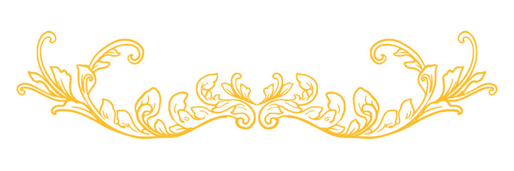 Fototapeta premium acanthus, arabesque, arabic, border, vector, pattern, design, illustration, decoration, art, floral, flower, ornament, frame, color, element, style, leaf, swirl, tattoo, tribal, drawing, nature, symbo