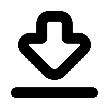 recommend clip art: down to line flat vector illustration