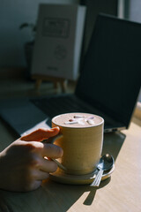 coffee in the morning