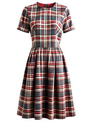 plaid dress