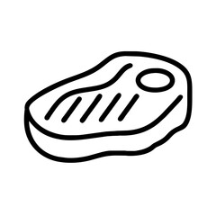 Steak, Grillfleisch Symbol 