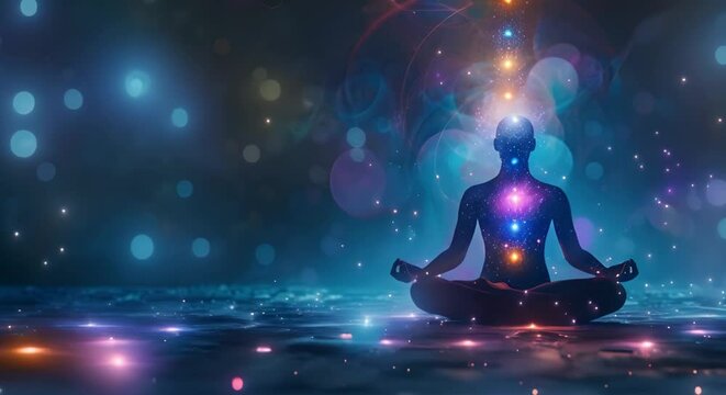 Deep meditation creates spiritual connection allowing telepathic communication and astral bonds. Concept Meditation, Spiritual Connection, Telepathy, Astral Bonds, Mindfulness