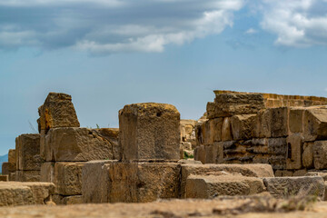 Les ruines romaines d'Oudna en Tunisie