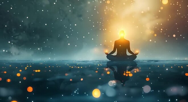 Enhancing Spiritual Connection: Astral Communication and Telepathy Through Meditation. Concept Spiritual Practices, Meditation Techniques, Astral Communication, Telepathy, Enhancing Connection