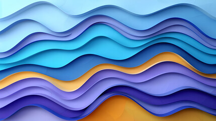 Colored modern canvas with swirls orange and turquoise colors, Vibrant strokes of abstract art cascade across a canvas of fabric, evoking a tumultuous sea of emotion in a colorful wave of creativity