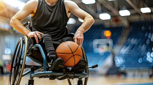Inspiring Moment: Wheelchair Basketball Player