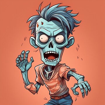 zombie cartoon character