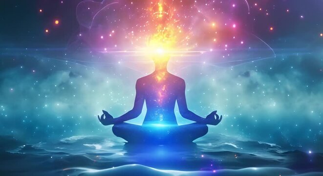 The Power of Deep Meditation: Building Spiritual Connections through Astral Communication and Telepathy. Concept Meditation, Astral Communication, Telepathy, Spiritual Connections