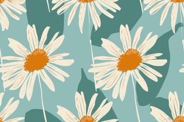 Vibrant floral design with playful nature-inspired elements.. Beautiful simple AI generated image in 4K, unique.