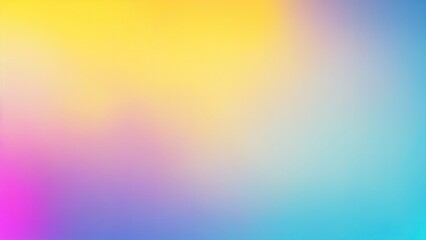 Obraz premium Yellow blue and pink gradient bokeh abstract blur background