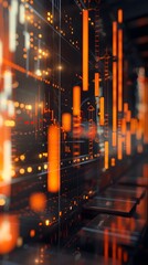 Intricate Market Data Visualization Unlocking Insights into the Digital World of Finance