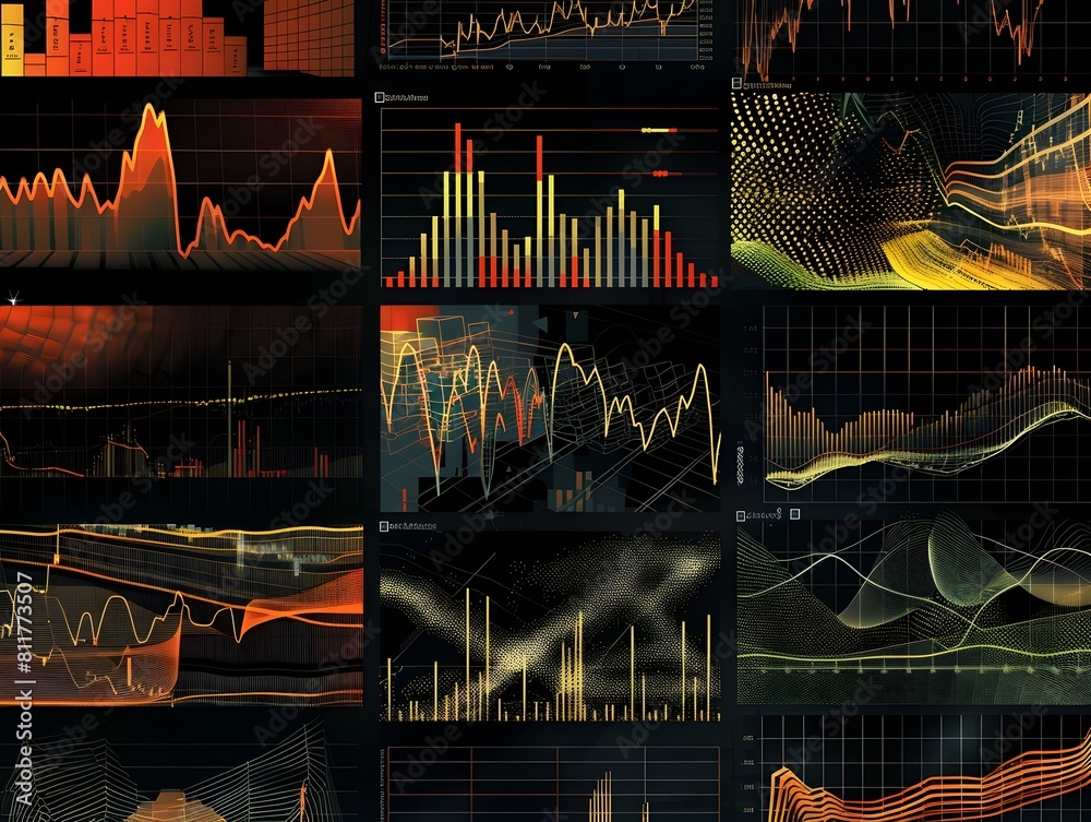 Poster backtesting trading strategies with historical index data visualizations
