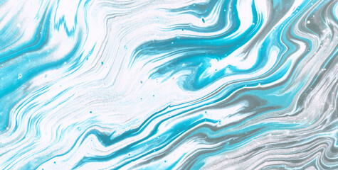 Enigmatic Elegance: Oil-Painted Liquid Art with Vibrant Translucent Colors