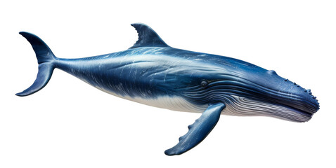 Fototapeta premium whale isolated on transparent background