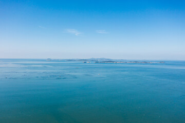 Aerial photography of Dalian Changshan Islands