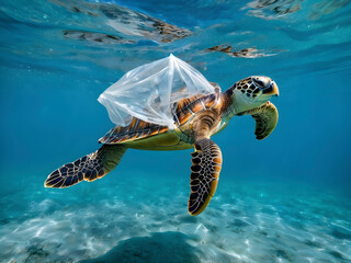 Crystal Clear Deception. Plastic Pollution's Silent Threat.