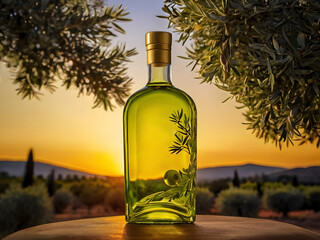 Sunset's Embrace. A Bottle Captures the Essence of the Grove.