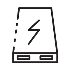 Energy Gadget Power Line Icon