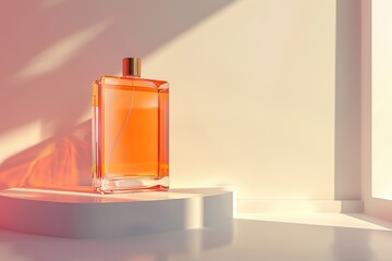 Discover the fresh, floral elegance of bespoke designer perfume with chic scent displayed on a shelf