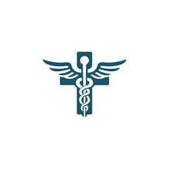 pharmaceutical logo design, healthcare logo design, Caduceus of Hermes healthcare icon, Medical Logo Vector, health snake logo vector
