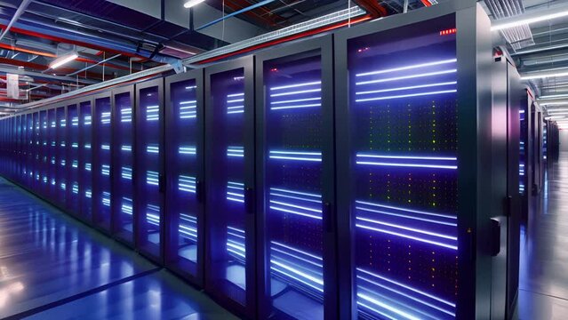 high speed server in a disaster proof bunker, secured and resilient against environmental threats