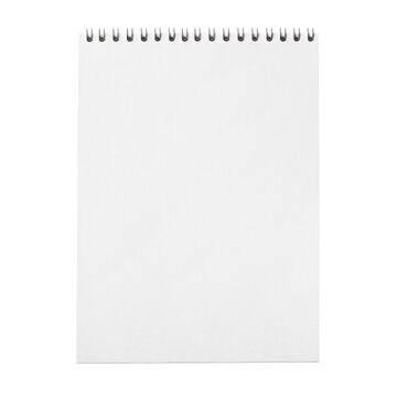 Blank notepad cut out