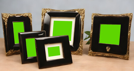 Green Screen photo frames for wedding, video montags and B-Roll clips for editors.