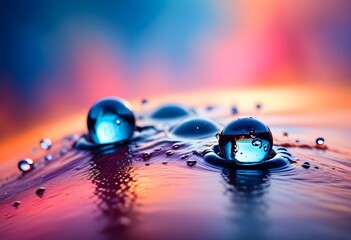 close-up of motion splash background 