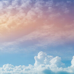 Pastel Sky Clouds Replacement for Stunning Landscape Photography Editing