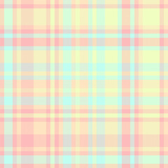 Tartan pattern check of seamless plaid vector with a fabric textile background texture.