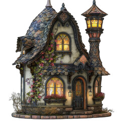 Welcome to the world of magic and wonder! This enchanting cottage is nestled deep in the heart of the forest, surrounded by lush greenery and sparkling streams
