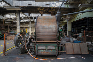 Old historic abandoned industrial matches production  museum in Częstochowa, Poland © Arkadiusz