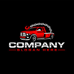 Towing car evacuation logo hook chain design winch truck