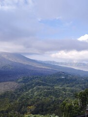 Bali Island : clouds over the mountains