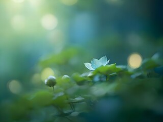 natural blurred green background