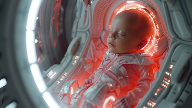 Futuristic Prenatal Examination, AI Technology Visualizes Baby with Unprecedented Detail