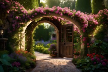 entrance to the garden