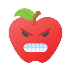 Hate emoji vector design in trendy style, ready to use icon