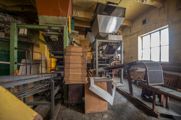 Old historic abandoned industrial matches production  museum in Częstochowa, Poland © Arkadiusz