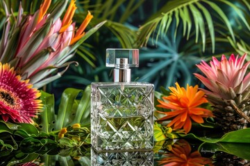 Enjoy the essence of luxury grooming with a backdrop of glamour, using a cosmetic product that leaves a rich trail of perfume scent