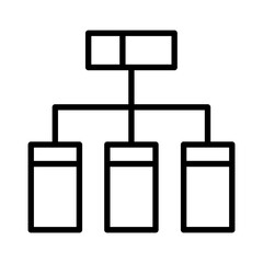 Data, database, data diagram icon