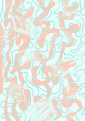 Ready-to-use multi-color background for later creation of cards, posters, websites, scrapbook paper and more.Digital illustration in orange and blue shades