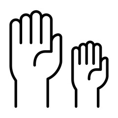 Obraz premium Protest icon