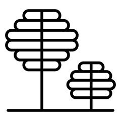 Tree, plant, forest, park icon