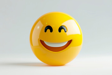 3D happiness emoji