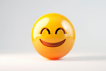 3D happiness emoji