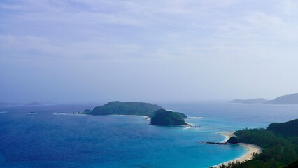 慶良間諸島座間味島の高月山展望台から見える風景